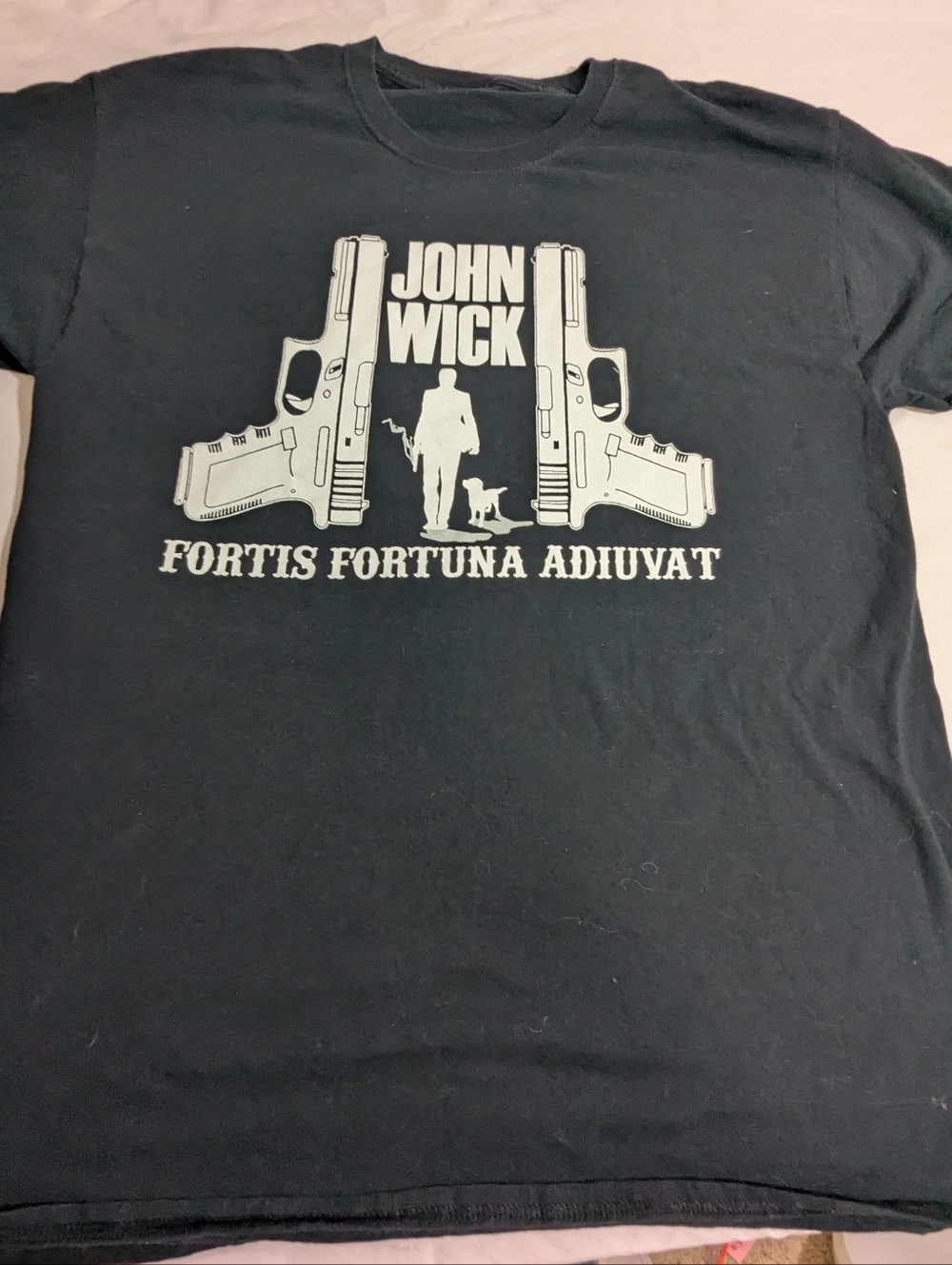 John Wick Men's Black Graphic T‑Shirt Size XL
